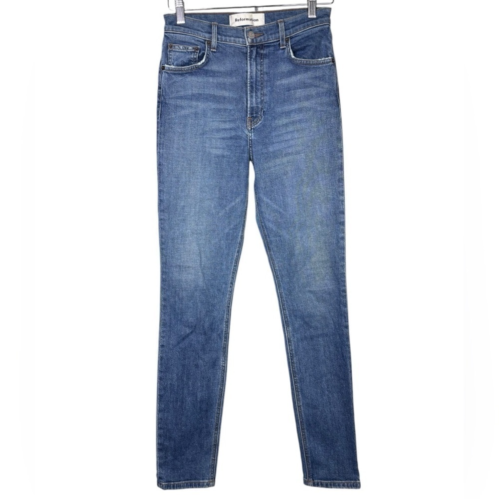 Reformation high rise skinny jeans size 28